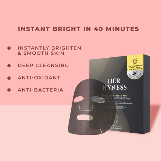 Instant Bright Black Mask (7 Sheets)
