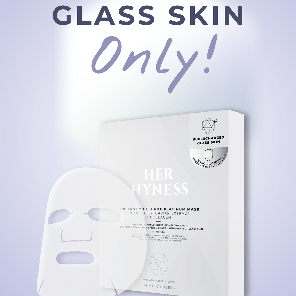 Instant Youth AOX Platinum Mask (7 Sheets)